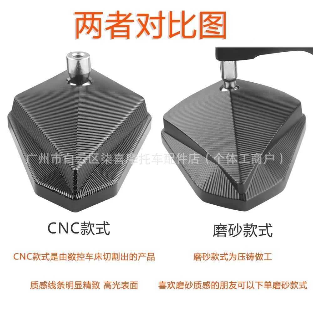 Qianjiang Z550 Huanglong 600 Motorcycle Weighted Handlebar Mirror 350 Flash 300 S Modified Handlebar Rearview Mirror