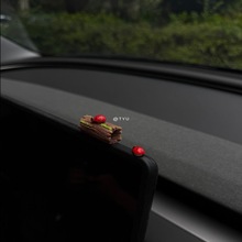 内公仔汽车与车载中控台玩具装饰卡通可爱摆设瓢虫车治愈树桩摆件