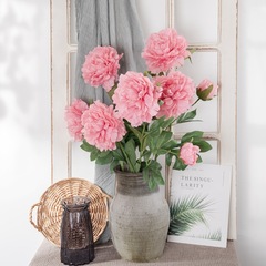 廠家銷售 若雲大牡丹 仿真花出口假花婚慶家庭裝飾外貿MW11222