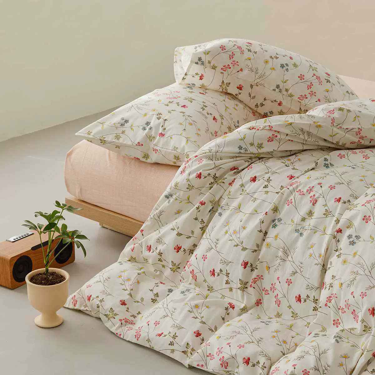 纯棉四件套全棉床上用品2025新款清新碎花被套宿舍床单三件套四季