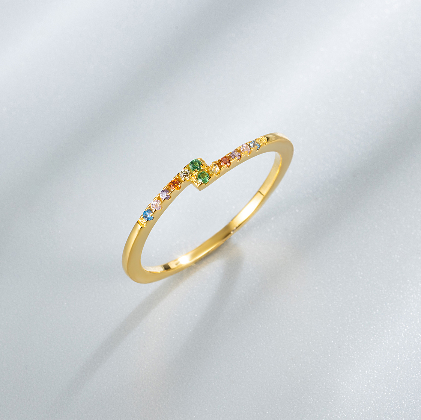 1g Weight Zircon Inlay Material Rings Classification 6, 7, 8 Ring Size 925 Sterling Silver Zircon Geometric Rings 925 Sterling Silver Rings