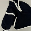 韩国童装男女童毛衣2023秋冬儿童立领针织衫女童拉链套头针织衫