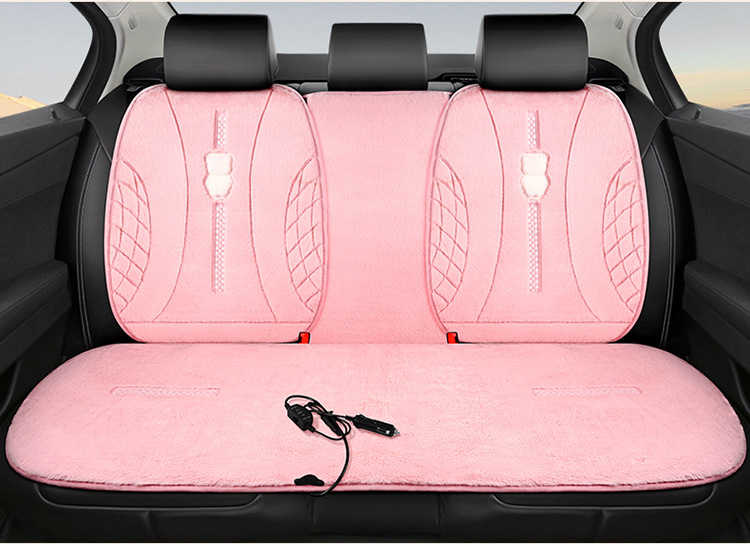 [Pinduoduo Hot Selling] Car Heated Seat Cushion Winter Stuffed Car Cushion Cute Cartoon Thickened Heating Cushion