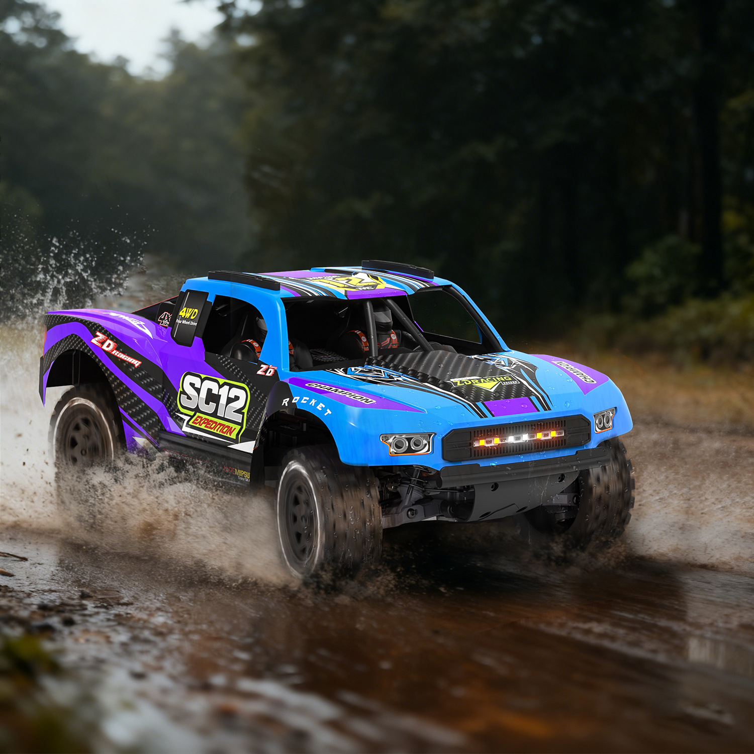 Sc12 Remote Control 1:12 Off-road Brushless Short Truck Four-wheel...