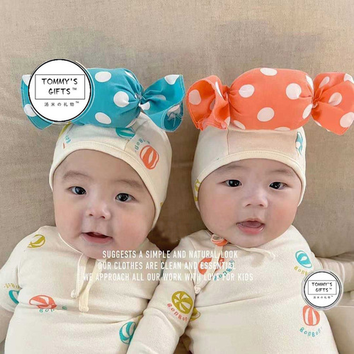 2024 new summer candy-shaped baby jumpsuit ins style baby bag fart clothing baby centenarian clothing