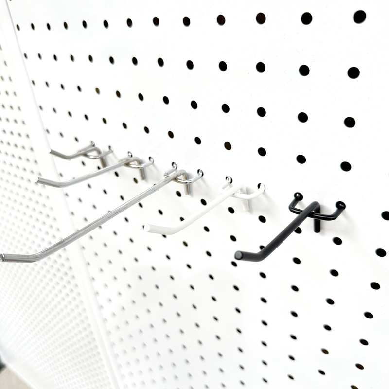 Supermarket shelf hole backboard hook jewelry store triangle metal hook hole board special hook hole hook special hook