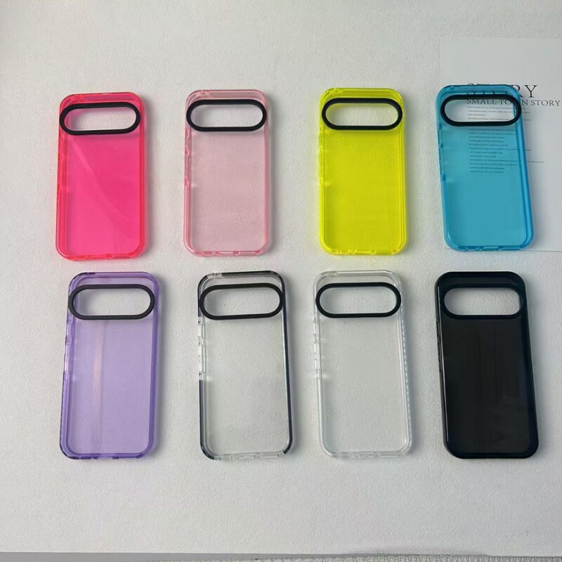 Suitable for Google Pixel8Pro Two-Color Plain Mobile Phone Case 9 Anti-Fall and Wear-Resistant Protective Cover Anti-Fingerprint