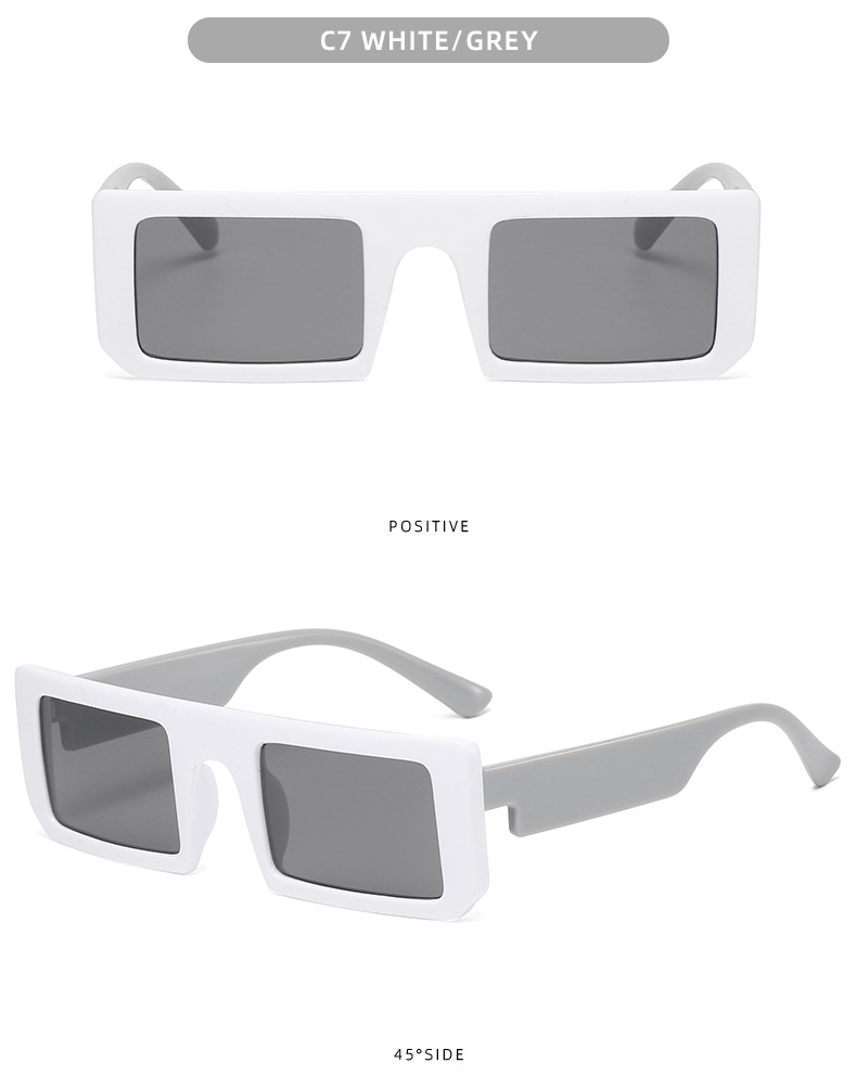 Women's Square Sunglasses Retro Personality Eyewear For Summer_voghion.com