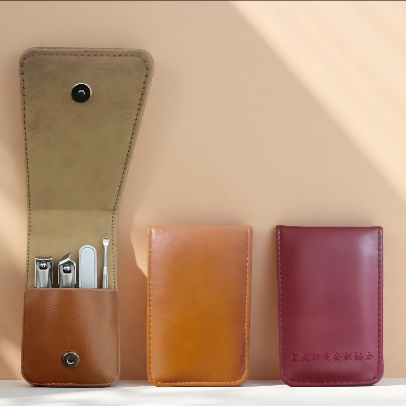 German Craftsmanship Magnetic Design Nail Clipper Set Nail Scissors Anti-Splash Household Ear Pick Baby Children Custom Logo