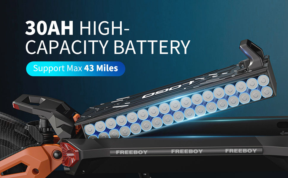 Cross-Border Off-Road Long-Range Electric Scooter, Portable Adult Transportation, Lithium Battery, Foldable Electric Scooter