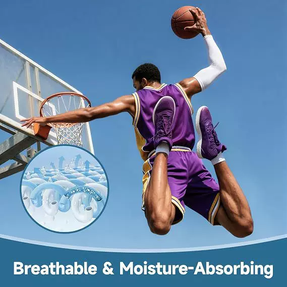 Men's and Women's Cooling Sleeves - UV Protection, Quick-Dry Compression Sleeves, Arm Tattoo Sleeves