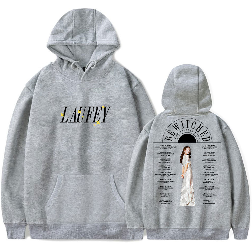 Laufey Print Hoodie Bewitched The Goddess Tour Merch Women