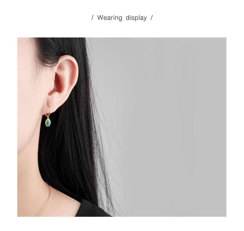 925 Sterling Silver Ear Needle Material Drop Earrings Classification 1 Pair 925 Sterling Silver 925 Sterling Silver Earrings Geometric Drop Earrings