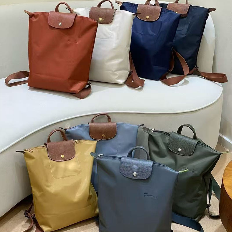 High Version Dragon Inlaid New Large Backpack Foldable Waterproof Backpack Large Capacity Dumpling Bag Travel Bag