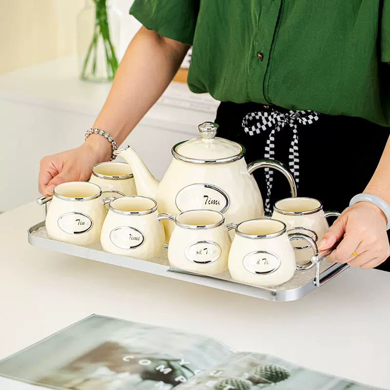 家用耐高温冷水壶凉水壶客厅白开水杯装水容器杯子茶壶套装