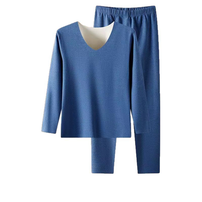 Fuente de fabricantes de lana sin marcas calentamiento ropa interior hombre invierno frío almacenamiento de calor de temperatura constante estudiantes de otoño chaqueta de lana gruesa
