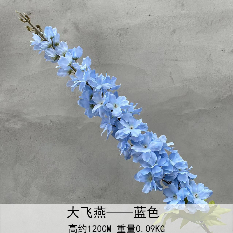 Jacinto Super gran rama mil orquídea salón de bodas arreglo floral decoración alta flor material de Flor Alta rama alta golondrina voladora grande anti-Flor artificial