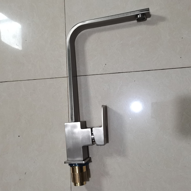 Grifo Monomando Giratorio para Fregadero de Cocina de Aleación de Zinc para Agua Fría y Caliente