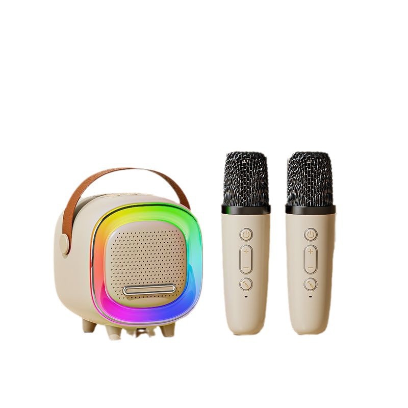 Nuevo altavoz bluetooth K-canción micrófono de sonido inalámbrico todo en uno familia KTV conjunto de niños transfronterizos