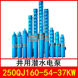 250QJ160-54/3 井用潜水电泵 深井泵 QJR热水泵 立式多级泵