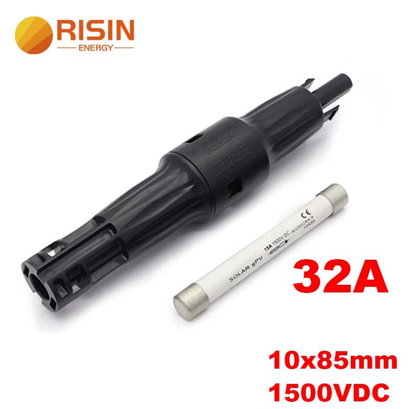 32A 10x85mm 퓨즈 + 1500V 커넥터