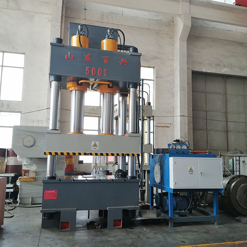 树脂仿古瓦模压成型四柱液压机 500吨油压机 四柱压力机厂家
