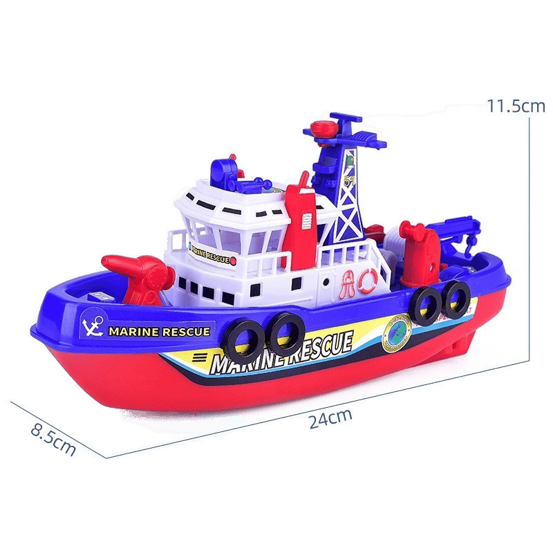 夏の売れ筋子供用電動スピードボート、海上消防艇、スプレー入浴プール、浴槽、水のおもちゃ|undefined
