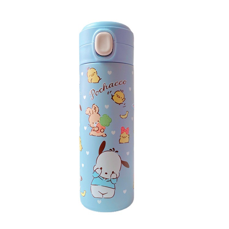 Pacha perro taza de vacío lindo estudiante de gran capacidad taza de agua taza de presión linda chica corazón estudiante Oficina hervidor de agua