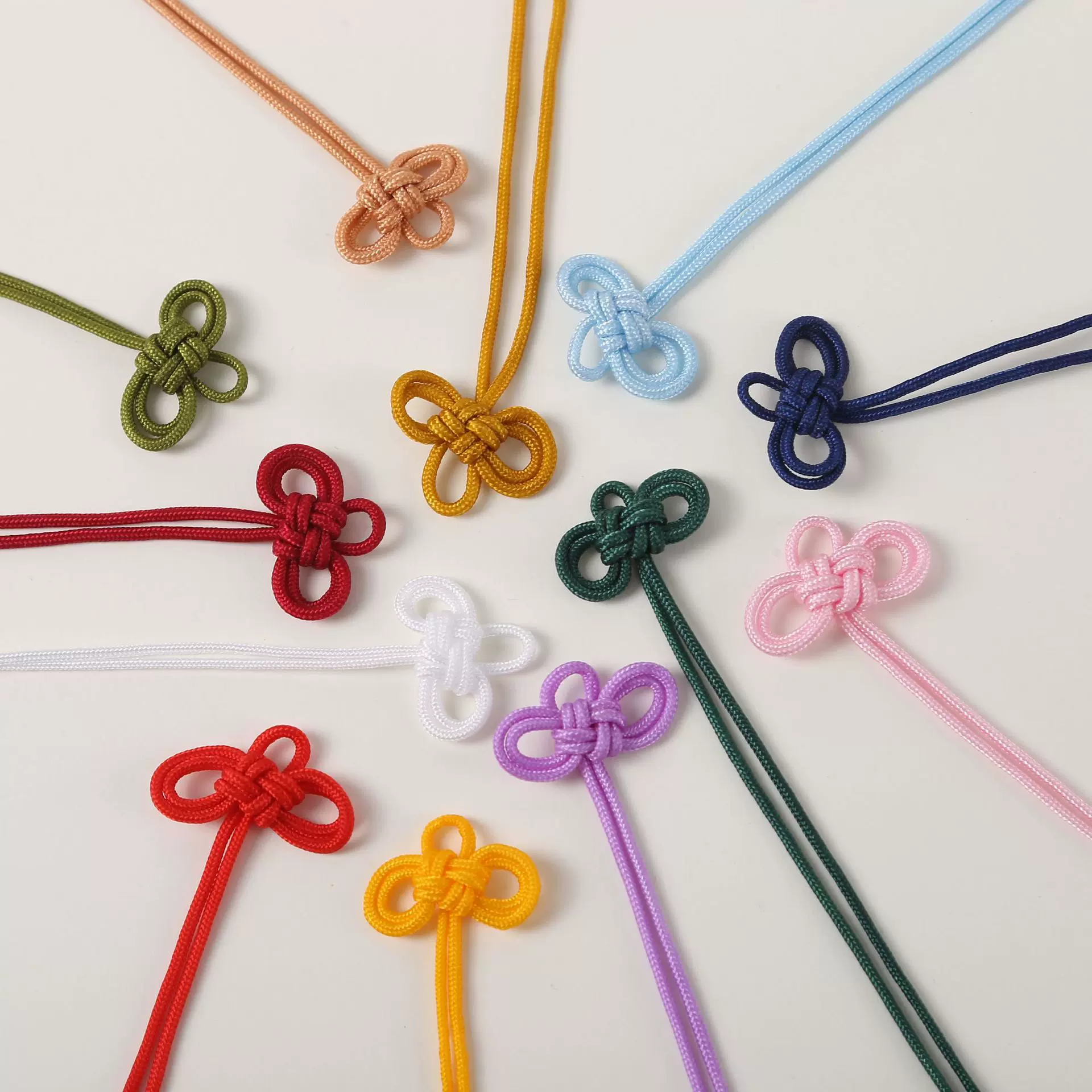 手工中国结编织5号6盘双线中国结新年挂饰挂历小中国结厂家批发