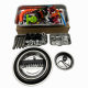 Magnetic bowl stainless steel magnetic storage bowl five-piece accessories storage tray magnetic tool bowl 3-inch 4-inch 6-inch tool tray