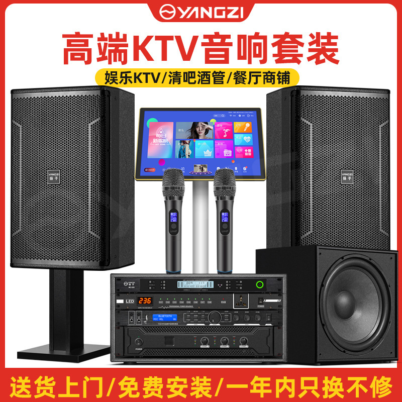 Yangzi ファミリー ktv オーディオ ホーム セット カラ デラックス OK カラオケ マシン プロフェッショナル スピーカー コンプリート セット バー コマーシャル|undefined