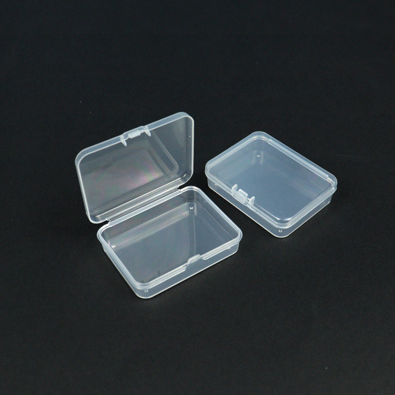 塑料盒透明鱼钩元件PP盒小五金配件渔具包装长方形收纳盒首饰盒子