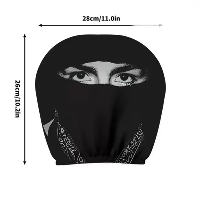 Cross-border Amazon best-selling universal pullover printed, Universal seat cover - masked-man-double-sided-printing-1-piece