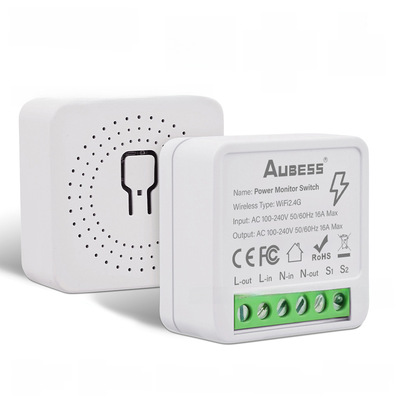 Tuya Graffiti Smart Wi -Fi Pass Foil с объемом электричества Статистический умный дом измерение интеллектуального переключателя Fractor