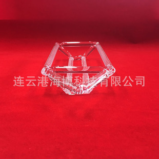 Photovoltaic Solar Special Transparent Grooved Quartz Boat for Laboratory Use Acid and Alkali Resistant