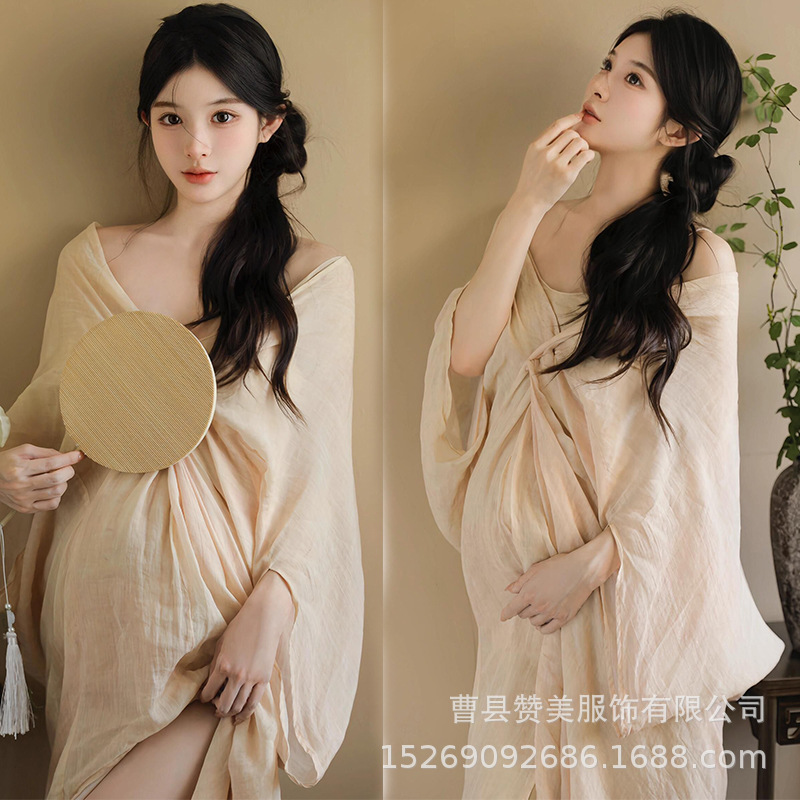 Photo Studio New Pregnant Women Photo Clothing New Chinese-style Theme dress High-grade Pregnant Mother's Belly Photo Clothing Photo Studio New Pregnant Women Photo Clothing New Chinese-style Theme dress High-grade Pregnant Mother's Belly Photo Clothing