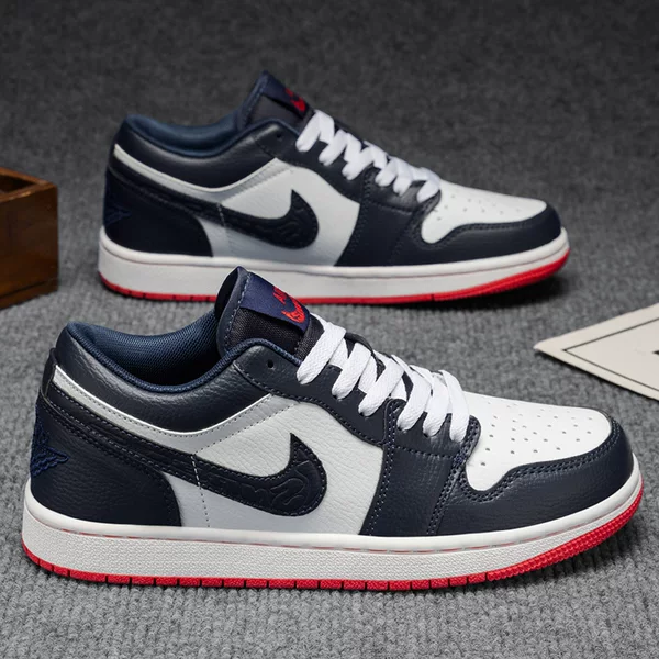 Putian Aj Men's Shoes Genuine Midnight Blue Dunk Low-Top Sneakers Student Sports Casual Shoes That Make Noise When Rubbed, Women's Shoes