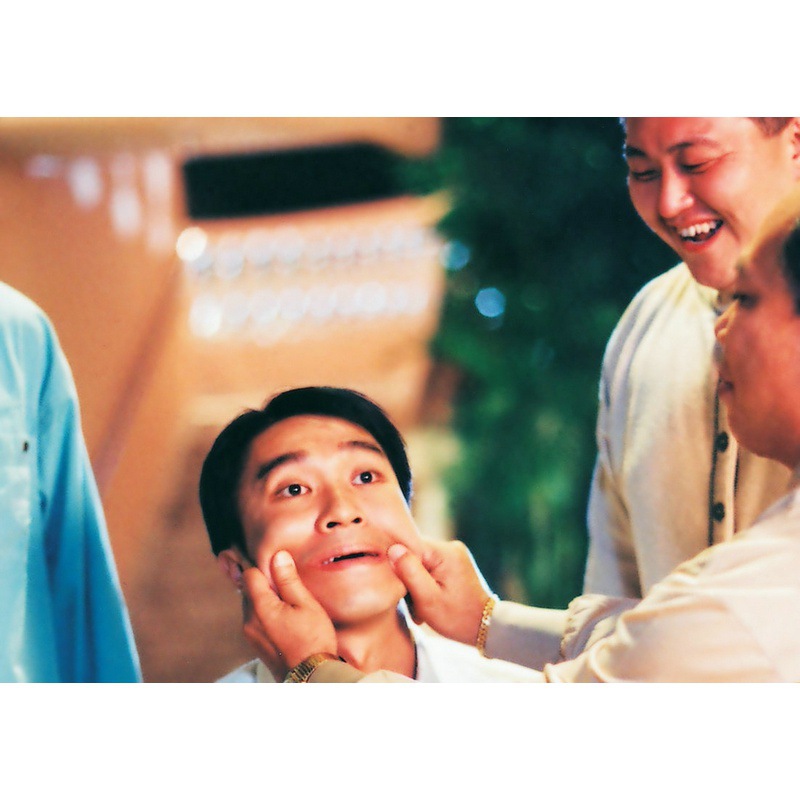 Zhou Xingchi foto de película clásica póster nostálgico retro decoración marco dormitorio pintura de pared simple