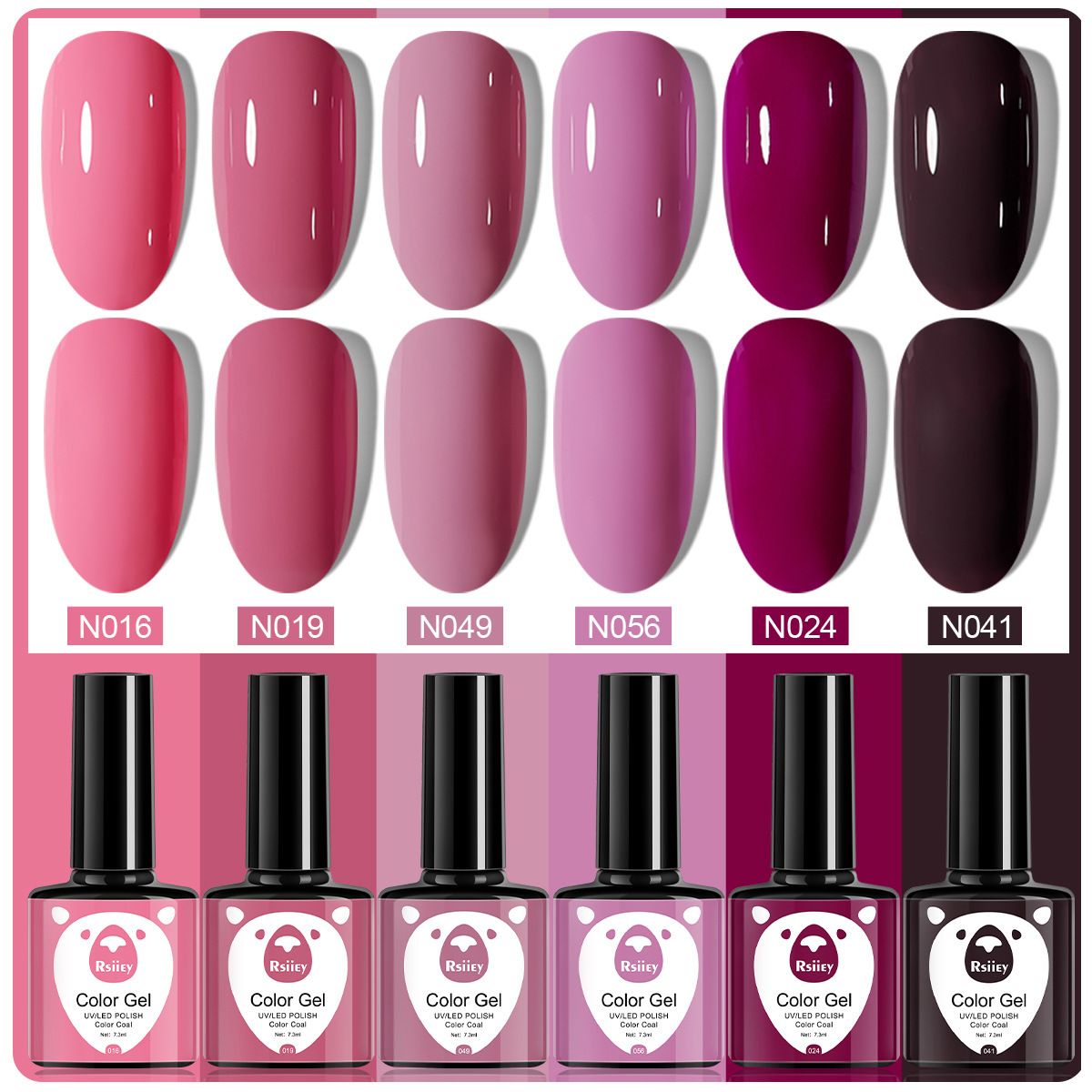 6 colores esmalte de uñas pegamento fototerapia embotellada color popular pintado brillante ojo de gato pegamento UV fototerapia pegamento esmalte de uñas traje de pegamento