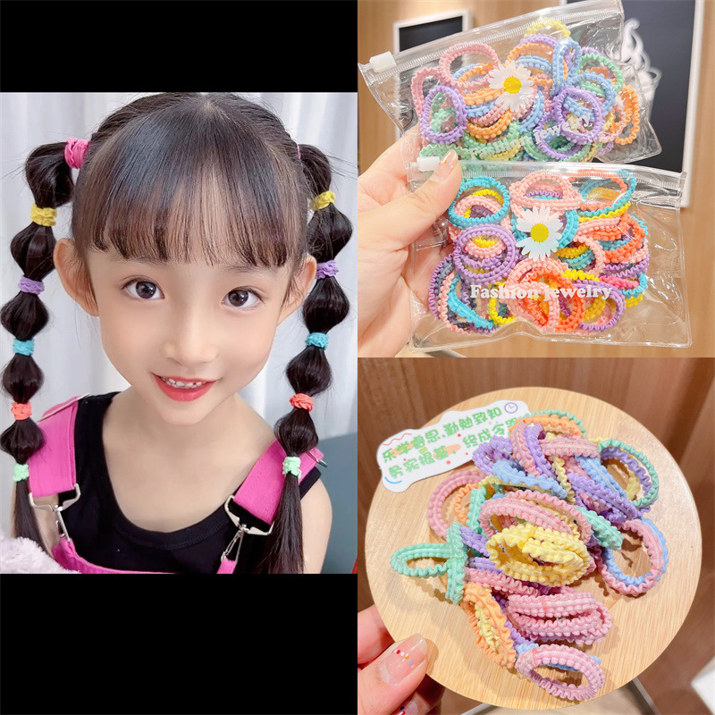 Hairband girls hairband does not hurt hair rubber band cute hairband holster high elastic baby headband headband rubber band