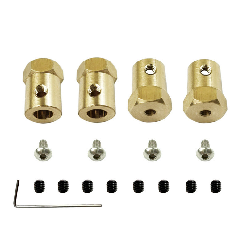 Naughty Dragon D12 Model Car Modified Metal Coupler 5mm to 12mm Copper Coupler Coupler