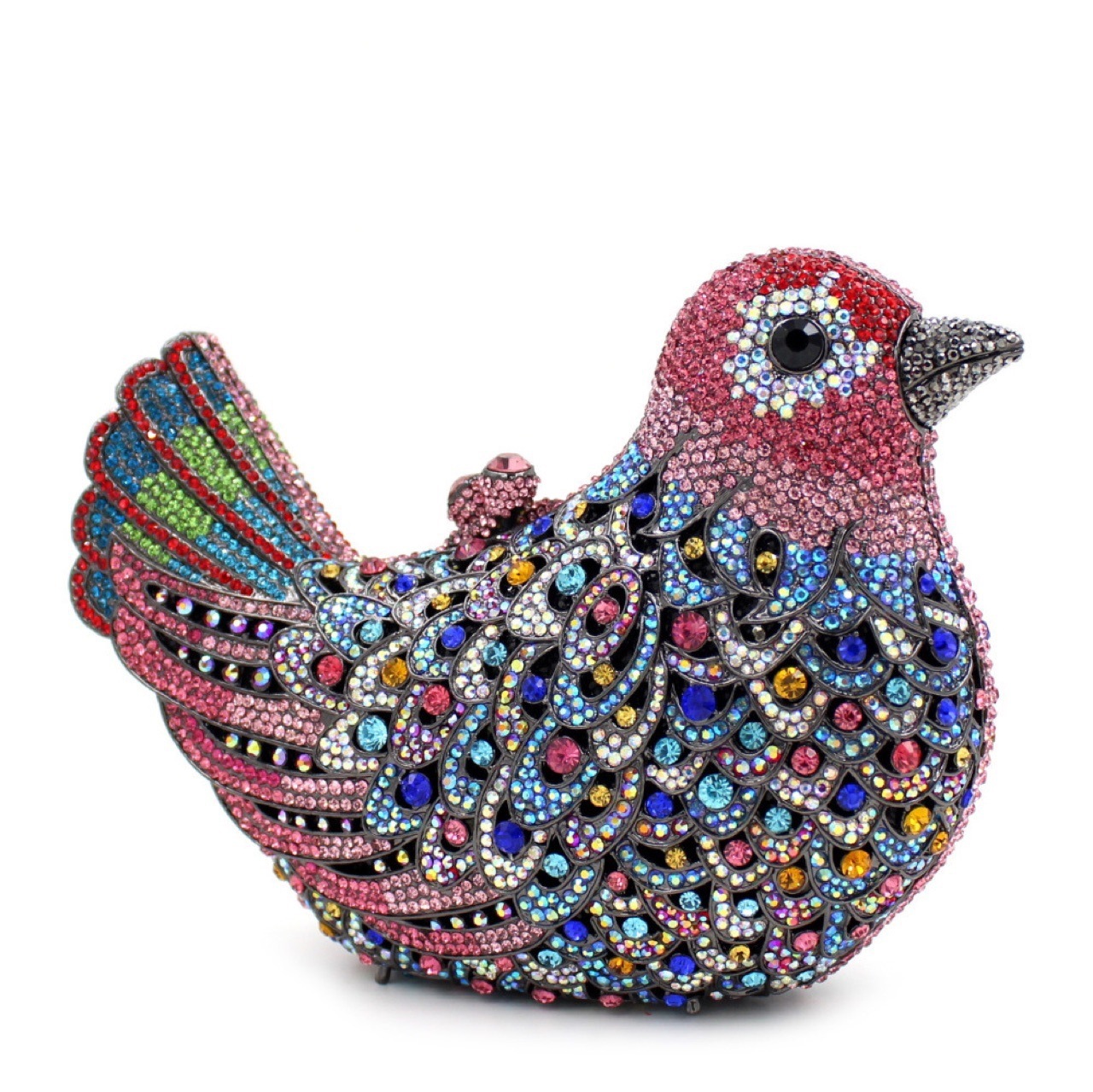 Bolsa de pájaros y palomas, bolsas de diamantes, bolsas de diamantes, bolsas de mano, bolsas de mujer de estilo europeo y americano.