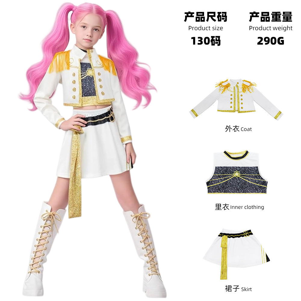 Платиновый сценический костюм A