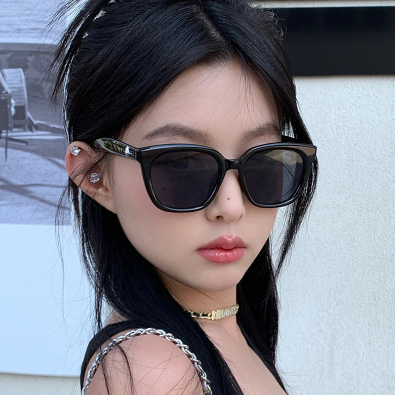 2025新款gm墨镜防晒太阳镜男小框太阳眼镜猫眼墨镜女高级感显脸小