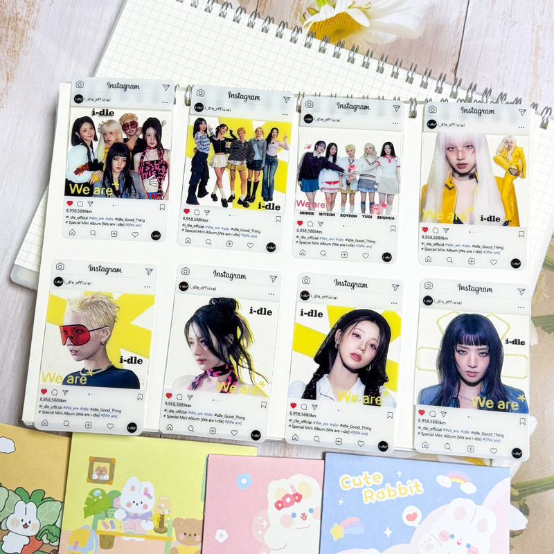 GIDLE 新アルバム「We are」周辺カード TWICE キュートコレクションカード i-dle 小さなカード|undefined