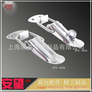 No.2 duckbill buckle 0203 wooden case buckle/luggage buckle/duckbill buckle/hasp/lock buckle sealed case buckle stainless steel 304