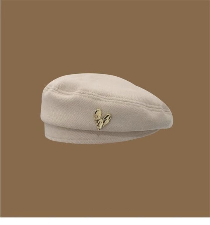 Colección de sombreros de boina de marca de moda Dibujos animados Otoño e Invierno Temperamento Versátil Sombrero de pintor Exhibición_voghion.com