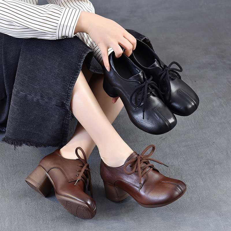 以一 Комфортная обувь для матери для отдыха, туфли, тренд сезона, из натуральной кожи