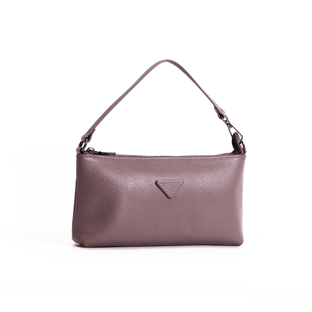 Fashion Large Capacity Small Square Bag For Women 2025 New Genuine Leather Simple Shoulder Crossbody Bag Versatile Handbag For Commuting - Thumbnail 4