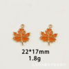 [Thanksgiving accessories] Turkey pumpkin cake mushroom alloy accessories pendant key buckle necklace